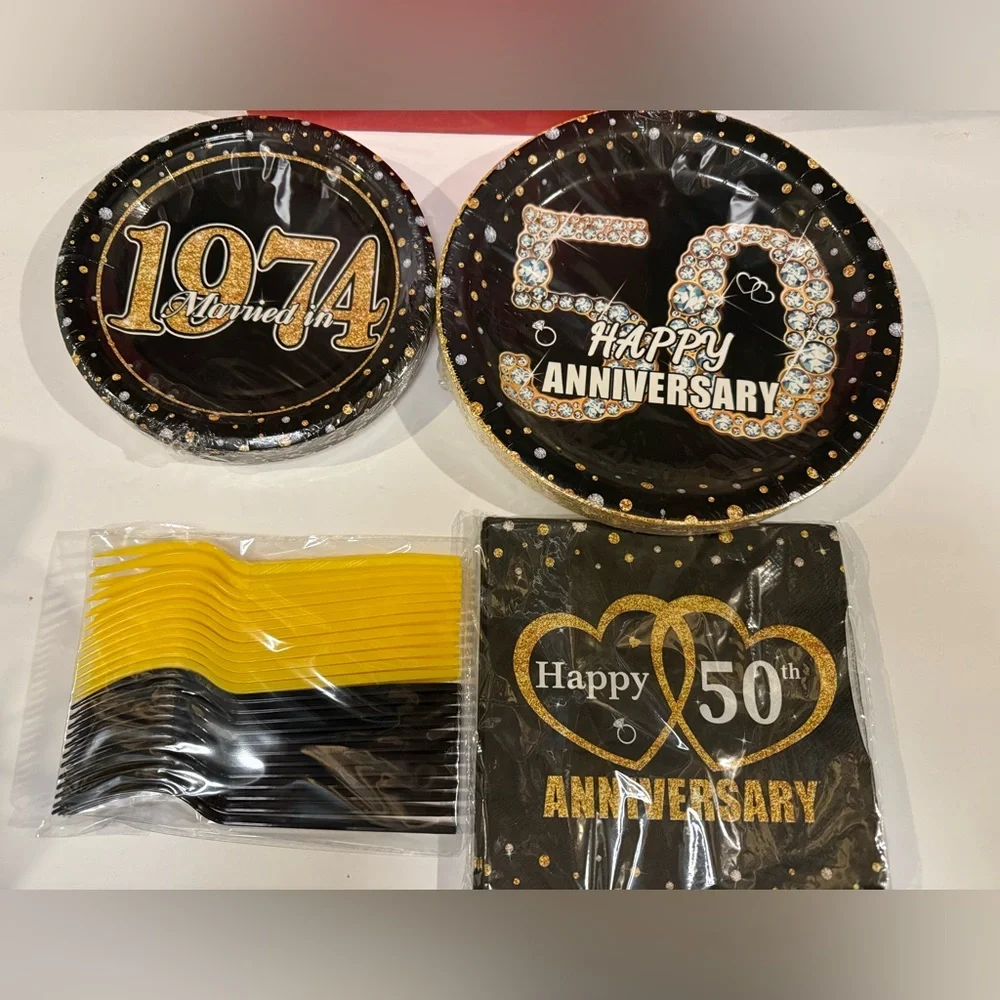 50th Anniversary Party Pack for 24 ppl